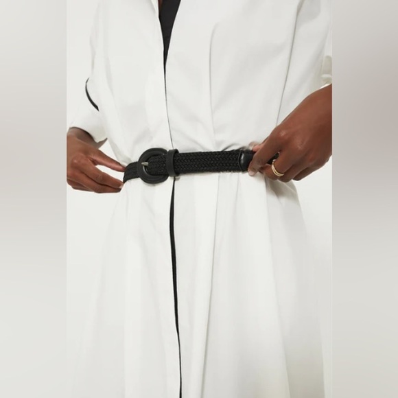 White Piped Kate Dress - Picture 7 of 11